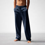 Gabriel - Men's Soft Textured Linen Lounge Pants