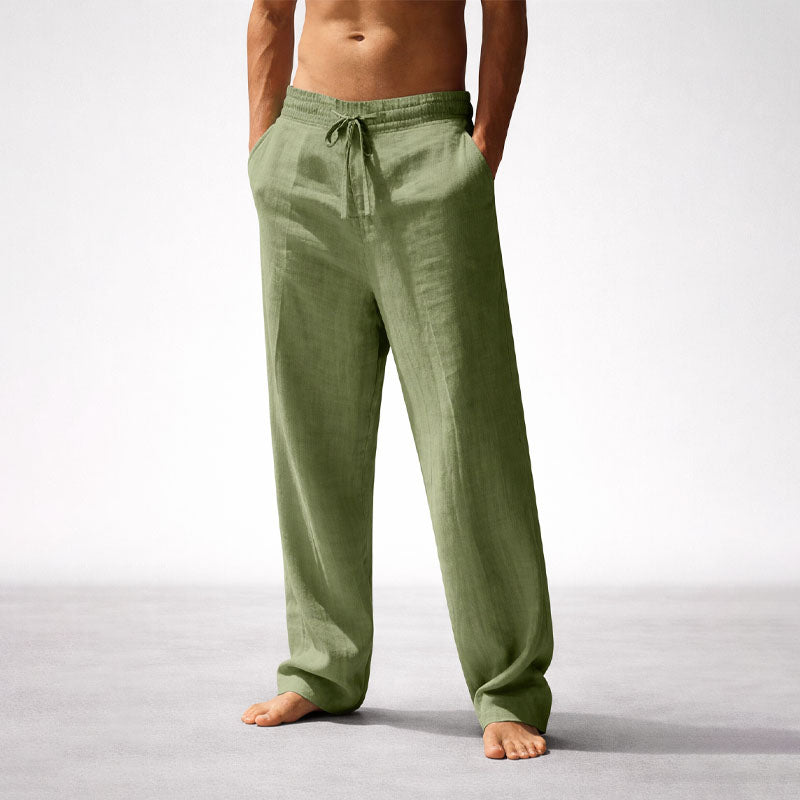 Gabriel - Men's Soft Textured Linen Lounge Pants