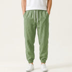 Gary - Men's Linen Drawstring Jogger Pants