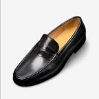 Gerald - Men's Leather Slip On Penny Loafers