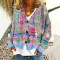 Gracie - Women's Bohemian Button-Up Cardigan