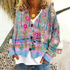 Gracie - Women's Bohemian Button-Up Cardigan