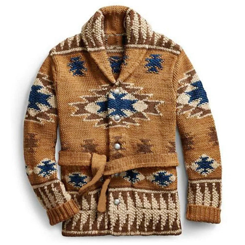 Grayson - Men's Southwestern Knit Cardigan