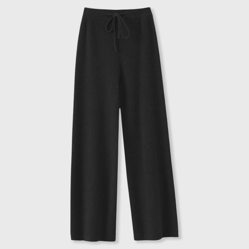 Gwen - Women's Wide Leg Knit Lounge Pants