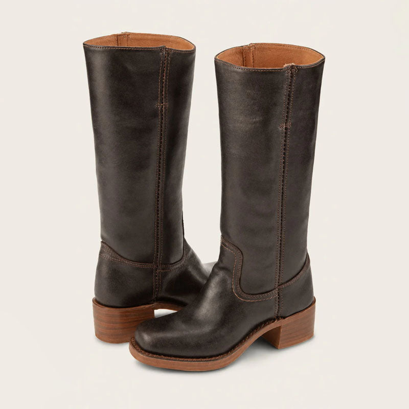 Gwendolyn - Women's Slim Fit Block Heel Knee High Boots
