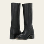 Gwendolyn - Women's Slim Fit Block Heel Knee High Boots