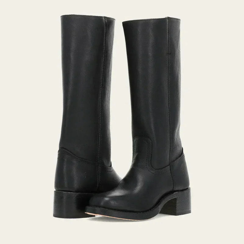 Gwendolyn - Women's Slim Fit Block Heel Knee High Boots