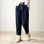 Harriet - Women’s Relaxed Drawstring Cropped Pants