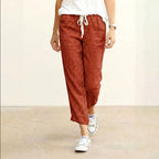 Harriet - Women’s Relaxed Drawstring Cropped Pants