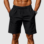 Harvey - Men's Cotton Elastic-Waist Casual Shorts