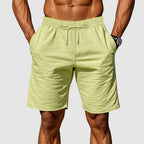 Harvey - Men's Cotton Elastic-Waist Casual Shorts