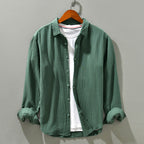 Harvey - Men's Crinkle Long Sleeve Button-Down Shirt