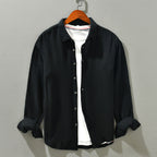 Harvey - Men's Crinkle Long Sleeve Button-Down Shirt