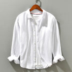 Harvey - Men's Crinkle Long Sleeve Button-Down Shirt