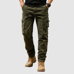 Henrik - Men's Multi-Pocket Cargo Pants with Relaxed Straight-Leg Fit