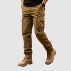 Henrik - Men's Multi-Pocket Cargo Pants with Relaxed Straight-Leg Fit