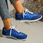 Hildegard - Quilted Padded Comfort Low-Top Sneakers