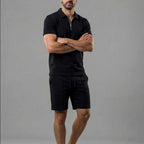 Jesse - Men's Knit Mesh Summer Cargo Shorts