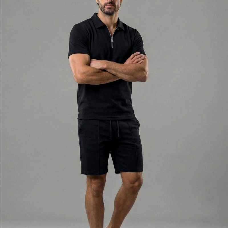 Jesse - Men's Knit Mesh Summer Cargo Shorts