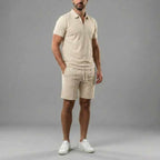 Jesse - Men's Knit Mesh Summer Cargo Shorts
