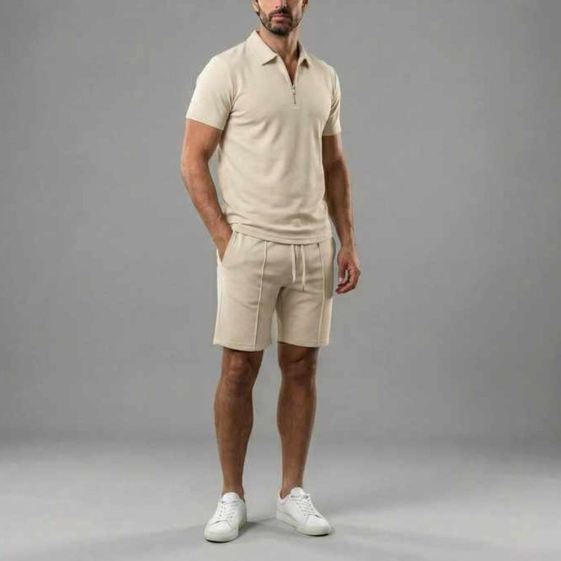 Jesse - Men's Knit Mesh Summer Cargo Shorts