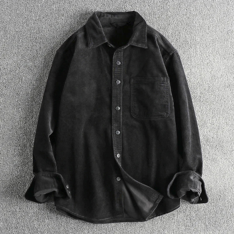 Jimmy - Men's Wide-Wale Corduroy Button-Down Shirt