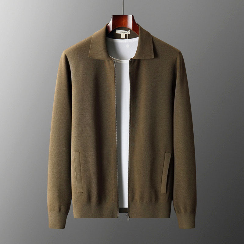 Jireh - Men's Fine-Knit Cashmere Full-Zip Cardigan