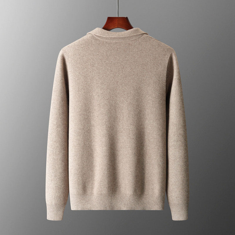 Jireh - Men's Fine-Knit Cashmere Full-Zip Cardigan