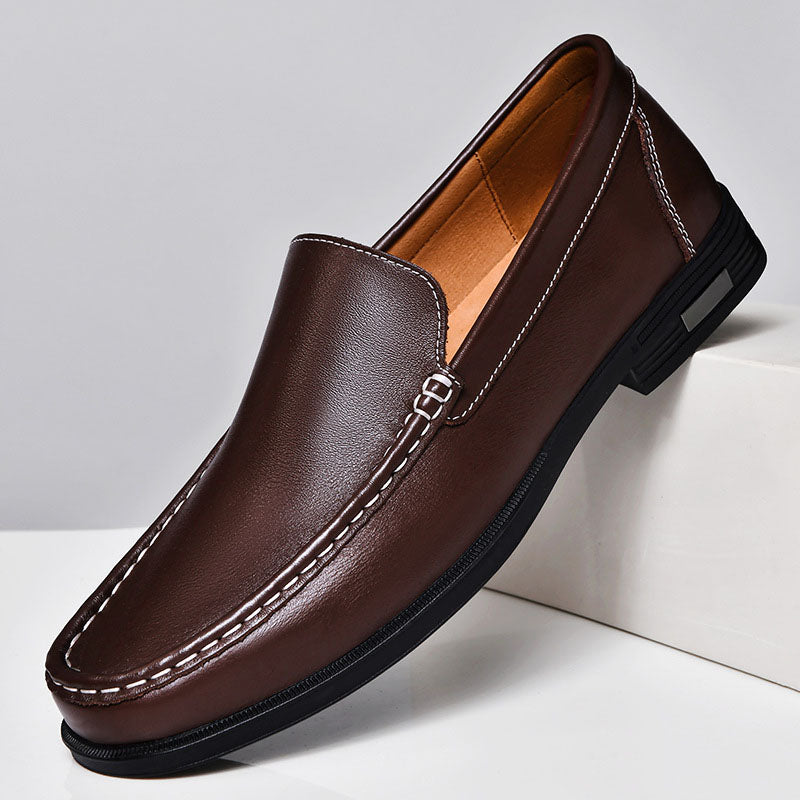 Joseph - Men's Slip-On Moc-Toe Business Loafers