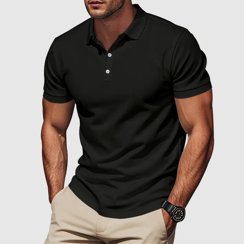 Joshua - Men's Fitted Short Sleeve Polo Shirt