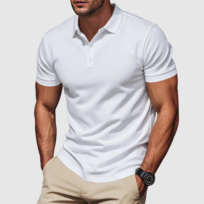 Joshua - Men's Fitted Short Sleeve Polo Shirt