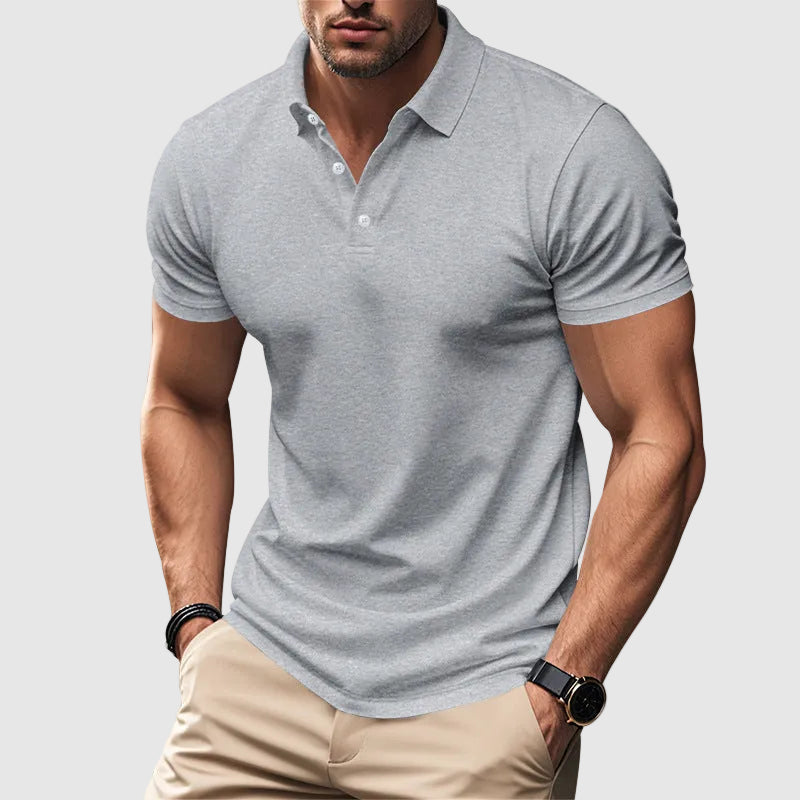 Joshua - Men's Fitted Short Sleeve Polo Shirt