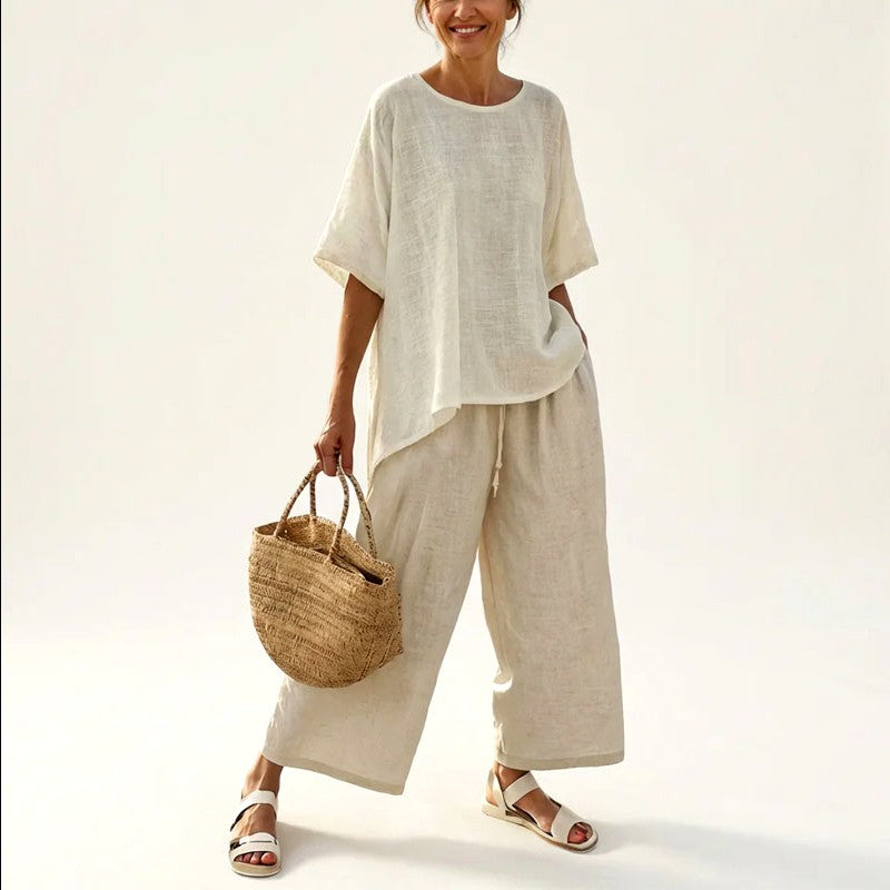 Juno - Women's Linen Oversized Matching Set