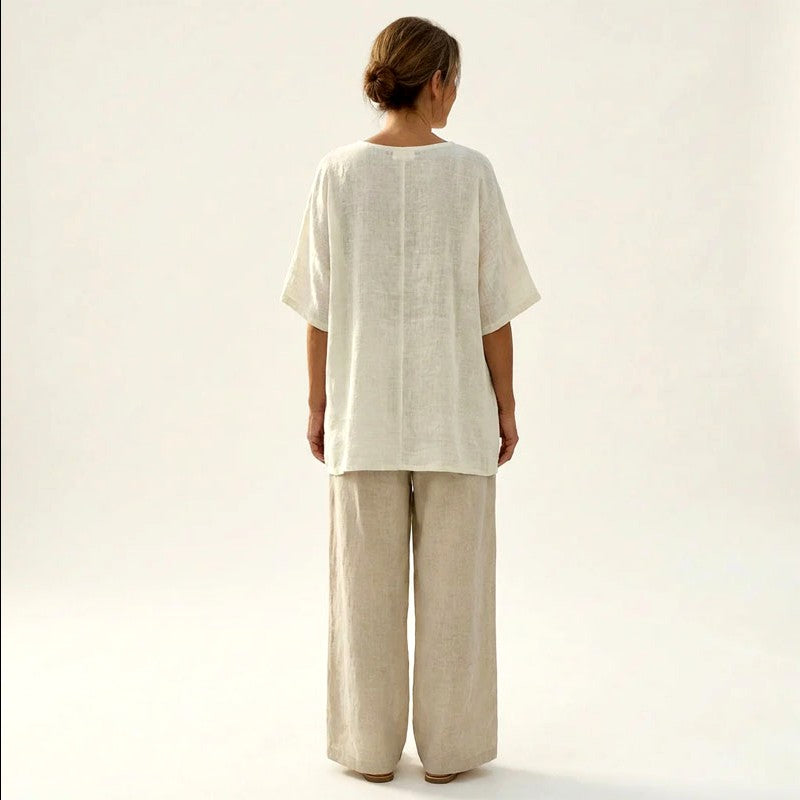 Juno - Women's Linen Oversized Matching Set