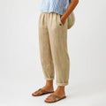Kamila - Women's Pleated Front Straight-Leg Pants