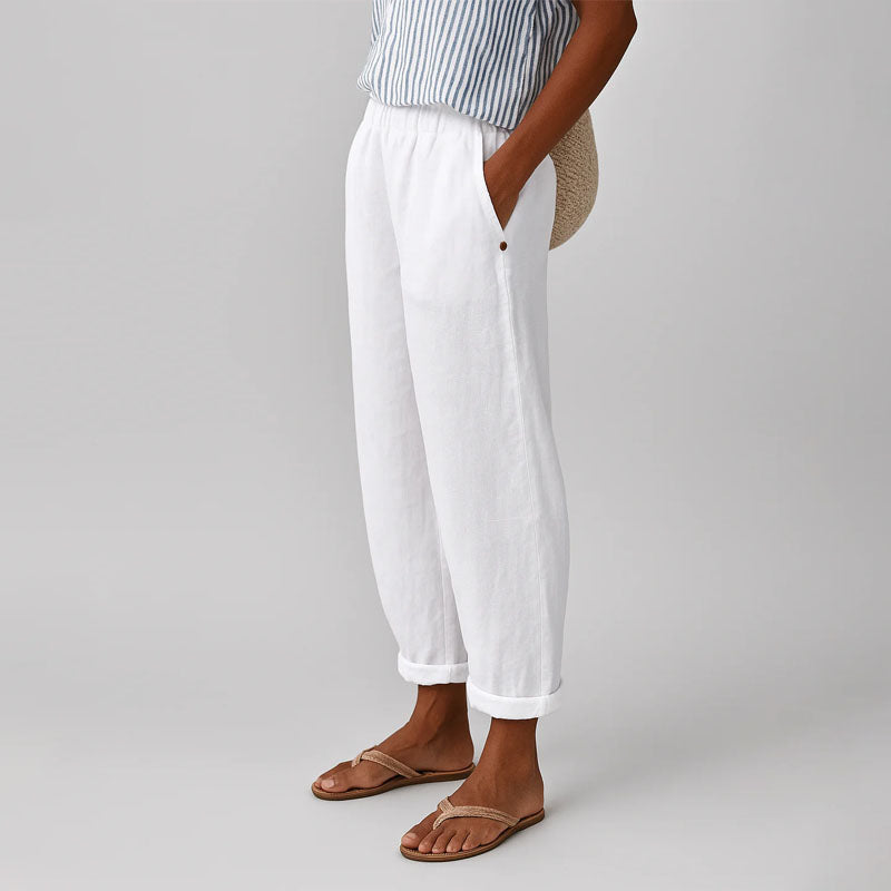 Kamila - Women's Pleated Front Straight-Leg Pants