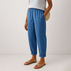 Kamila - Women's Pleated Front Straight-Leg Pants