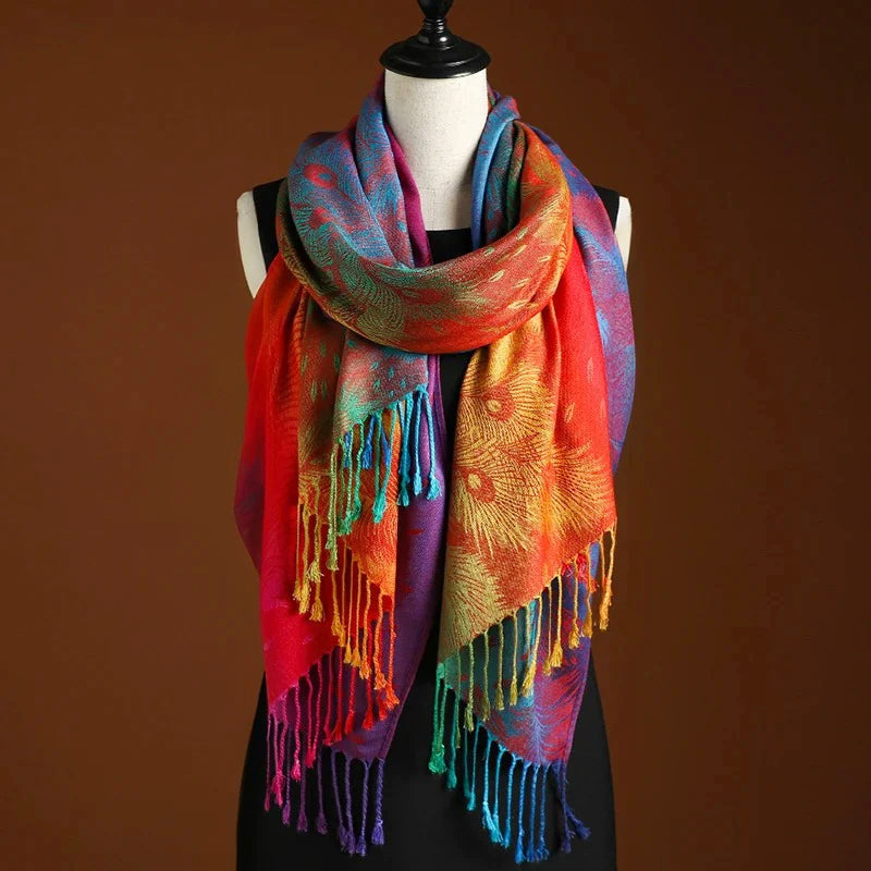 Kathryn - Women's Artistic Gradient Wrap Shawl