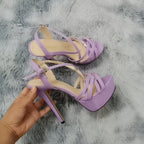 Kayla - Women’s Strappy Platform Stiletto Heels
