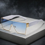Kova - Flat-Top Oversized Shield Sunglasses