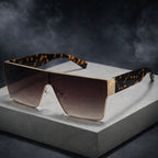 Kova - Flat-Top Oversized Shield Sunglasses
