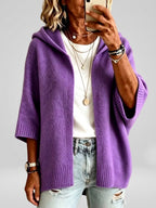 Lainey - Women's Oversized Hooded Cardigan