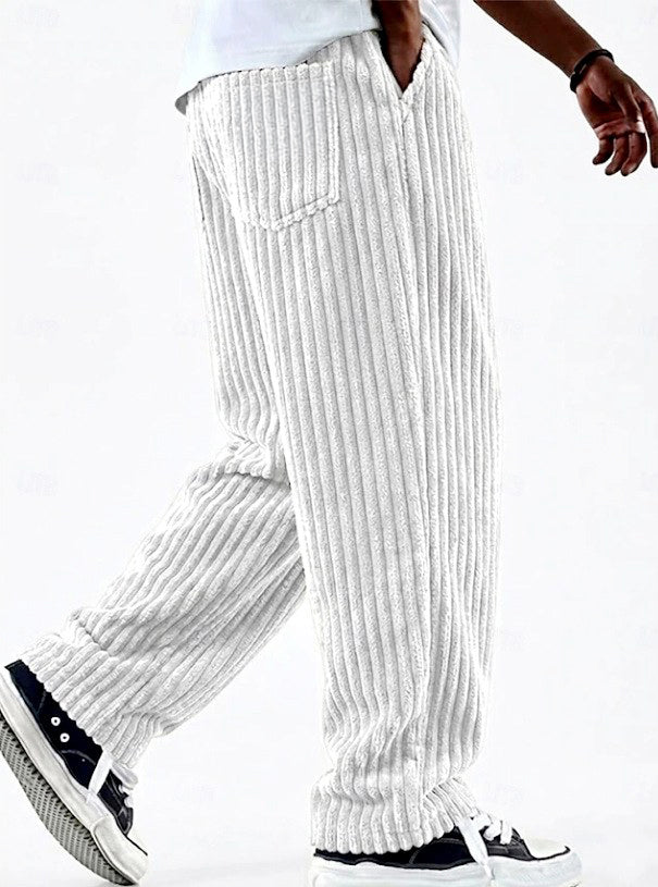 Leo - Men's Corduroy Loose Straight-Leg Casual Pants