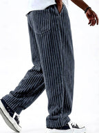 Leo - Men's Corduroy Loose Straight-Leg Casual Pants