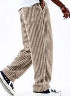 Leo - Men's Corduroy Loose Straight-Leg Casual Pants