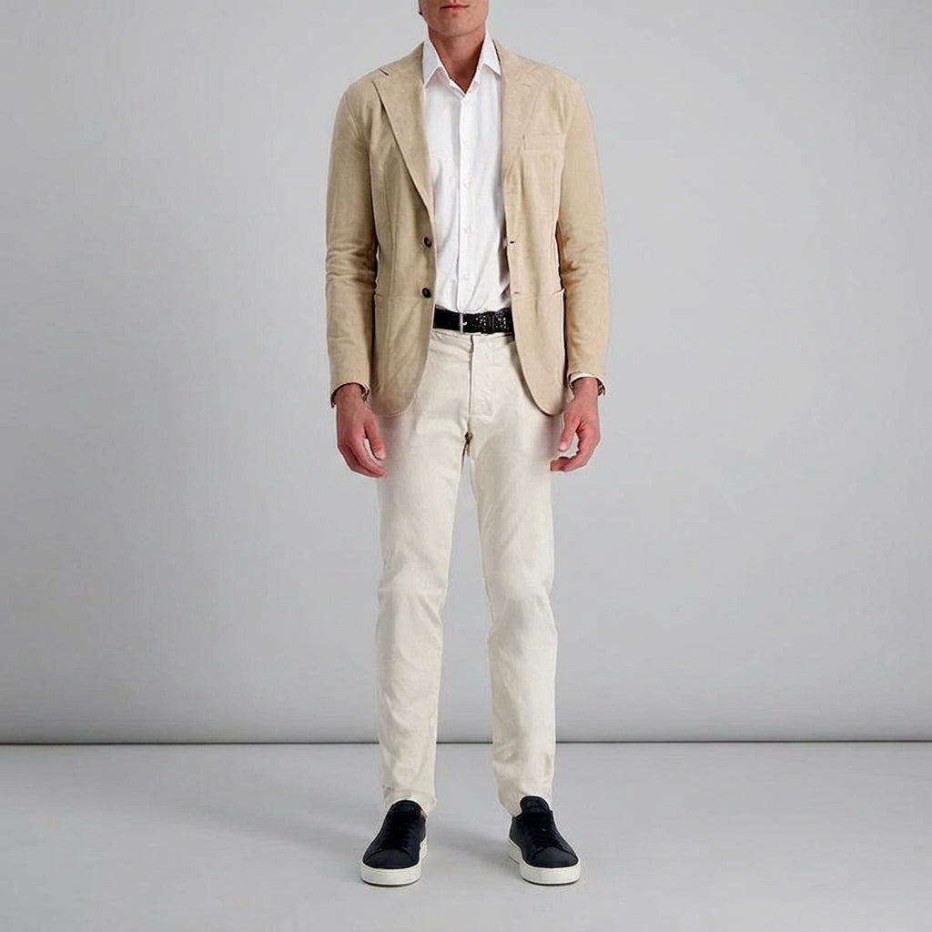 Leroy - Men's Single-Breasted Notch-Lapel Casual Blazer