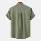 Levi - Men's Linen Relaxed-Fit Button-Down Pocket Shirt