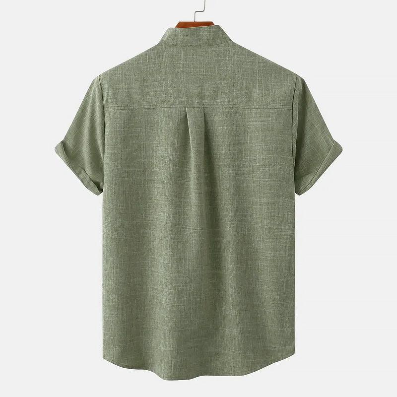 Levi - Men's Linen Relaxed-Fit Button-Down Pocket Shirt