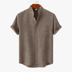 Levi - Men's Linen Relaxed-Fit Button-Down Pocket Shirt