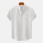 Levi - Men's Linen Relaxed-Fit Button-Down Pocket Shirt